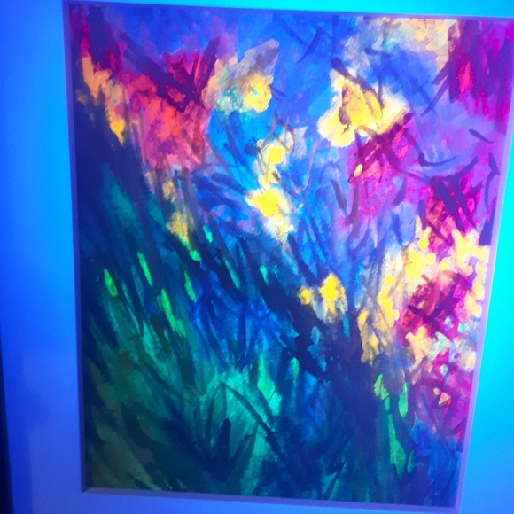 "Flourish" Original Framed Watercolour Painting - Picture 3 of 3